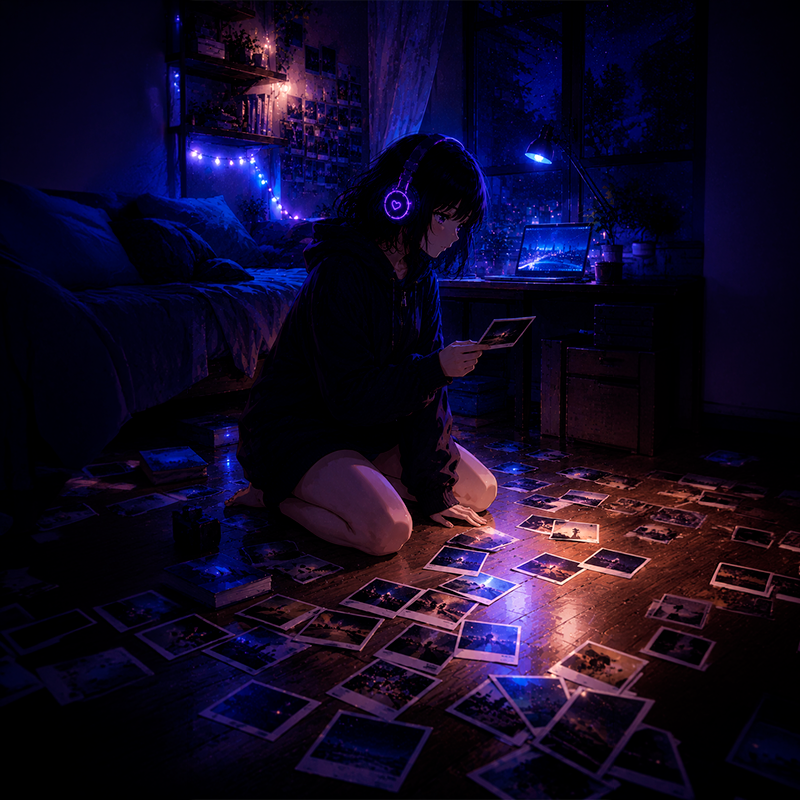 Polaroids on the Floor