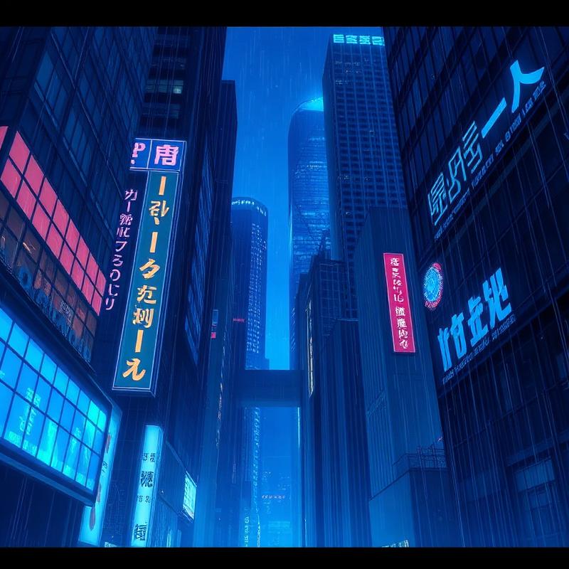 Rain Between Buildings